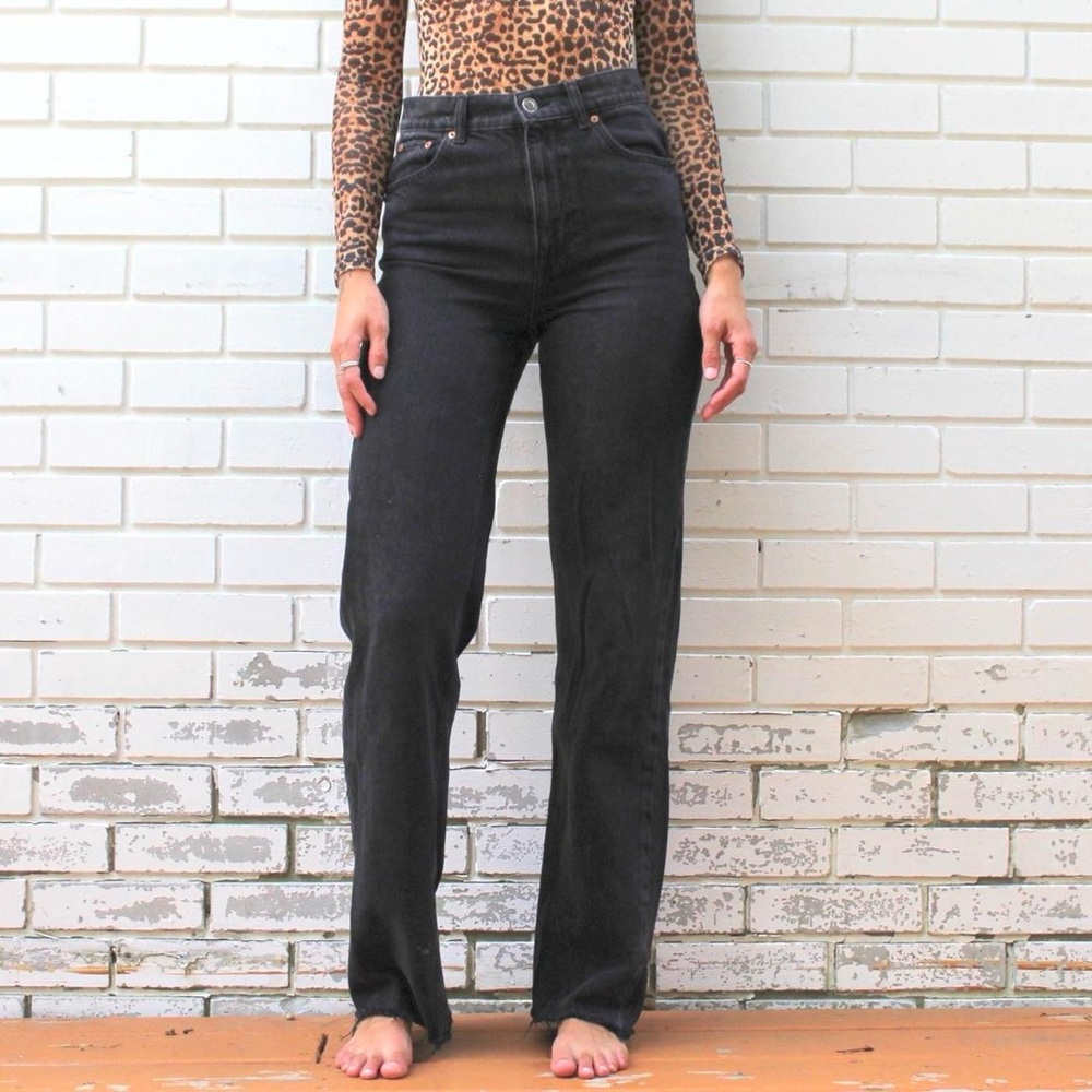 ZARA | ‘THE 90’S FULL LENGTH’ BLACK JEANS 🖤💫